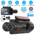 1080P Full HD Auto Dashcam Dual Lens Autokamera KFZ DVR Video Recorder G-Sensor