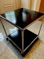 Original USM Haller Sideboard, Regal, Beistell-Tisch, 52 cm x 52 cm, schwarz