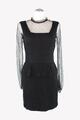 Maje Damen Kleid Gr. 36 (1) Schwarz Kleid Minikleid Dress