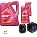 SCT Germany Inspektionspaket MANNOL Energy 5W-30 7L für Toyota Lexus MINI 1.4