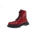 Tamaris Stiefelette Chelsea Boots Leder Rot Damen Schuhe Gr. 37