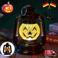 LED Lichterkette Halloween Ghost Hängend Kürbislaterne Licht Garten Innen Deko