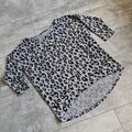 Only Pullover Gr. S Shirt 3/4 Arm Grau Schwarz Langarmshirt  Leo