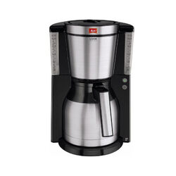 MELITTA Filterkaffeemaschine Look Therm Deluxe 1011-14 Schwarz-Edelstahl