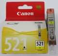 1 Original Canon CLI-521 Y iP4600,iP4700,MP540,MP550,MP560,MP620,MP630,MP990