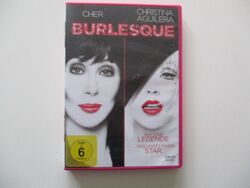 Super Film DVD "" BURLESQUE "" mit Cher -- Christina Aguilera