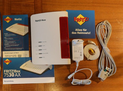 AVM FRITZ!Box 7530 AX Edition o2 | ohne Branding | WLAN Router DSL Wi-Fi 6 | Top