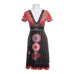 Desigual, Kleid, Größe: XS, Schwarz/Mehrfarbig, Baumwolle/Viskose #XEt