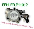 ✴️OPEL HOCHDRUCKPUMPE Z22YH Vectra Zafira Signum 2.2 Direct FEHLERCODE P1191