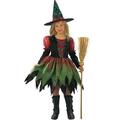 Kinder Kostüm Hexe Fairy Witch 7-9 Jahren Waldhexe Hexe Hexenkostüm
