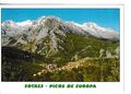 SOTRES, SPANIEN - PICOS DE EUROPA FARBE POSTKARTE -