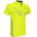 Adidas Herren BT Polo Shirt Hemd Sport Laufshirt Tennis Badminton Run neon gelb