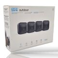 BLINK Outdoor System mit 4 Kameras inkl. Sync Modul - Schwarz - HD - Neu