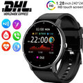 Bluetooth Luxus Smartwatch Herren watch Fitness Herzfrequenz Pulsuhr Blutdruck