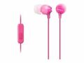 SONY In-Ear Kopfhörer mit Fernbedienung MDR-EX15APW 100 dB/mW Pink