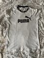 PUMA T-Shirt Damen S/ Gr. 36 Weiß Schwarz Kurzarm Freizeit Sportlich