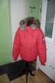 Bench Jacke rot mit Kapuze Gr. L