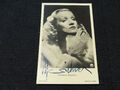 MARLENE DIETRICH signed Autogramm signiert auf 9x14 cm Autogrammkarte LOOK