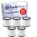 5x Patronen-Filter HEPA-Filter H12 ersetzt Shop-Vac 9030400 90350 90333