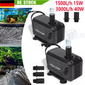 1500/3000l/h Teichpumpe Super ECO Bachlaufpumpe Aquarium Filterpumpe Wasserpumpe