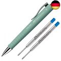 Faber-Castell Kugelschreiber Poly Ball XB mintgrün + 2 passende XB Minen