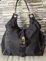 Original Escada Tasche Shopper Schwarz Gold 