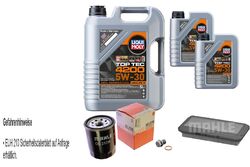 MAHLE Inspektionspaket 7L Liqui Moly 5W-30 Top Tec 4200 für Suzuki Vitara