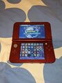 New 3DS XL - Rot - 32GB SD - CFW mit Evangelion Case