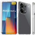 Hülle + 2x 9H Panzerfolie Glas für Xiaomi Poco M6 Pro 4G Harte PC Rückseite Case