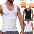 Herren Bauchweg Shirt Shapewear Kompression Tank Top Mieder Weste Unterhemd 