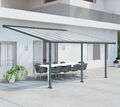 Terrassendach Terrassenüberdachung Aluminium Canopia anthrazit 295x546x305cm