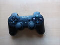 Original Sony PS3 Controller Sixaxis DualShock 3 in schwarz / mit neuem Akku