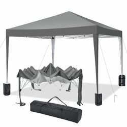 DE Wasserdicht Pavillon Faltpavillon 3x3m/3x4,5m/3x6m/3x9m UV-Schutz Gartenzelt