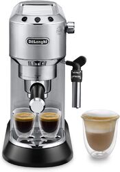 DE'LONGHI EC 685.M Dedica Silber Espressomaschine MilchaufschäumdüseTop Angebot von deltatecc