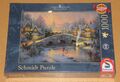 Thomas Kinkade WINTERLICHES DORF Puzzle 1000 Teile Schmidt 58450 Weihnachten NEU