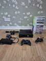 Microsoft Xbox 360 Slim 250GB Konsole Kinect, Controller 25 Spiele GEBRAUCHT 