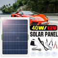 12V 40W Solarpanel Solarmodul Solarzelle Sonnenkollektor Solar Auto Ladegerät