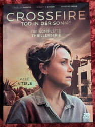 DVD Crossfire - Tod in der Sonne / Komplette Thriller - Serie / 4 Teile 2 Discs