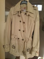 Khujo Damen Trenchcoat / Jacke  Gr. 36-38 - Genuine Vintage inspired