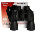 Braun 16x50 Fernglas mit Tragetasche und Trageriemen vom Fachhändler ****