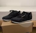 Reebok Classic Damen Schuhe Gr.37 schwarz reflektierend Leder guter Zustand rare