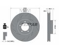 Bremsscheibe PRO+ TEXTAR 92214005 für Porsche Panamera