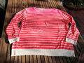 Flashlights hübscher Ringel Strick Pullover Pulli Baumwolle orange 2XL 48/50