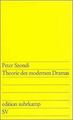 Theorie des modernen Dramas (edition suhrkamp) von Szond... | Buch | Zustand gut