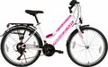 Damen Fahrrad 26 Zoll  Mädchen Fahrrad city bike 21 Gang shimano Weiss pink neu 