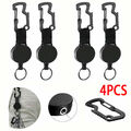 4pcs Schlüsselrolle Schlüsselanhänger-Jojo Anchor Key mit ausziehbarem Stahlseil