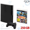 PS3 - Konsole Slim 250GB #schwarz + ModNation Racers + Original Pad + Zub.