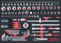 KS TOOLS SCS 1/4" + 1/2" Steckschlüssel-Satz, 135-tlg. in 1/1 Systemeinlage (711