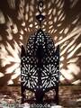 Orientalische Marokkanische Laterne Windlicht Garten Metall Vintage Tischlaterne