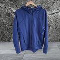 Nike Tech Fleece Hoodie Herren M Medium Navy Blau Baumwollmischung Full Zip Kapuze